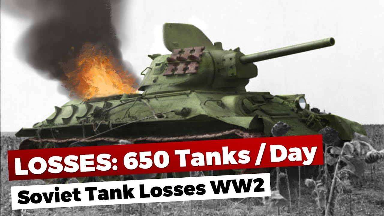 650 Tanks per Day – Soviet Tank Losses in WW2