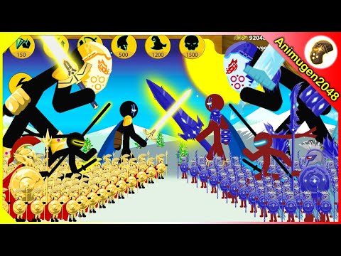 NEW XIPHOS EXCALIBUR SABER SWORD vs FROZEN XIPHOS FINAL BOSS | Stick War Legacy Mod | Animugen2048