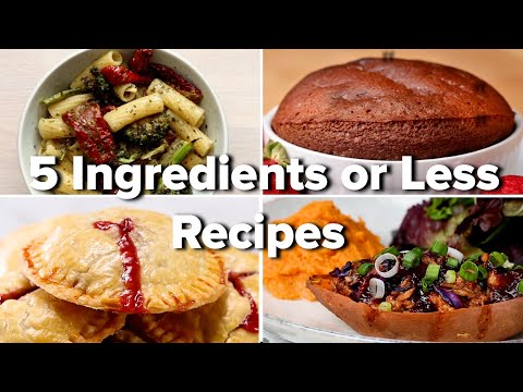 5 Ingredients or Less Recipes