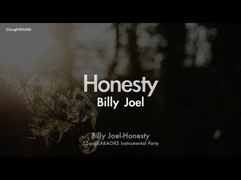 Billy Joel-Honesty (MR/Instrumental/Lyrics Ver.) [ZZang KARAOKE]