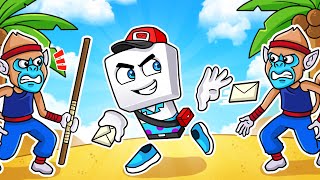 ME CONVERTI en UN NINJA de CARTAS📨💥🐱‍👤SOYDANY en PAPERMAN ADVENTURE DELIVERED