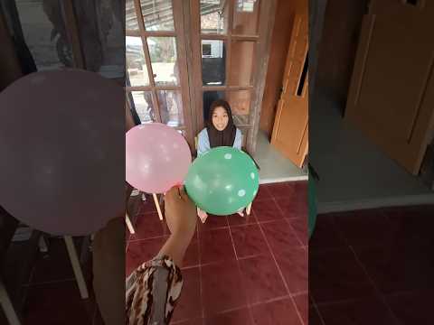 kasih balon ke ci nonoy sama ayah
