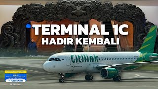 BEGINI KONDISI TERMINAL 1C SETELAH RENOVASI | Flight Citilink Indonesia Jakarta - Semarang QG-792