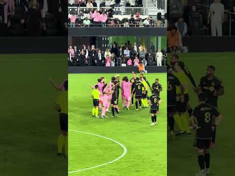 Inter Miami vs Los Angeles Fight! #messi #leomessi #intermiami #soccerplayer
