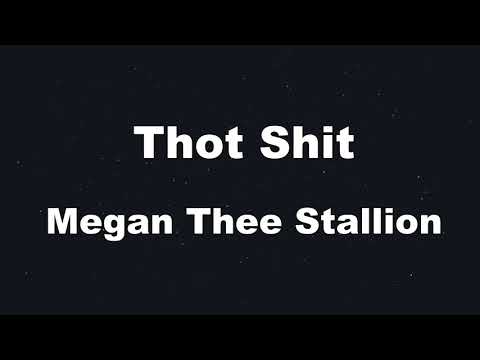 Karaoke♬ Megan Thee Stallion – Thot Shit 【No Guide Melody】 Instrumental