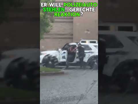 Er will das Polizeiauto stehlen! (er bekommt instant Karma)
