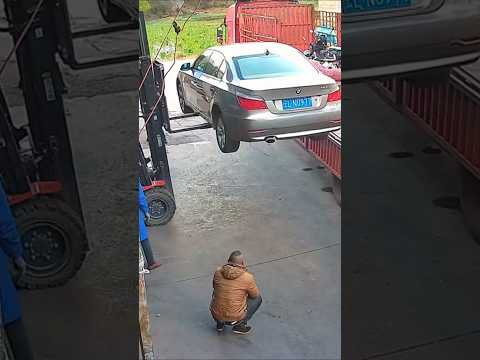 How do they load this car onto the truck? #shorts #car
