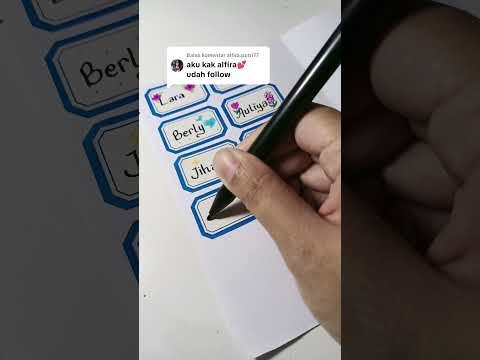 Nama Alfira #drawing #shorts #menulis
