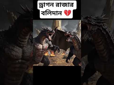 ড্রাগন রাজার বলিদান 💔। হাল্ক বাঁচালো সোনালী ড্রাগনের রাজ্য। dasi hulk viral funny Bangla shorts 🤣