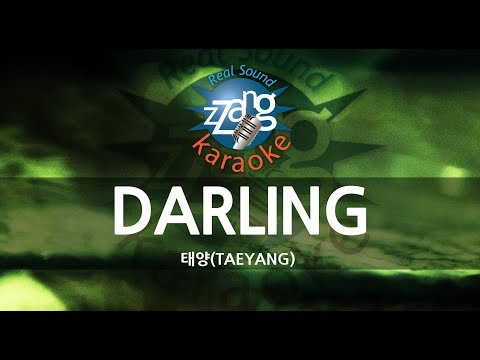 [짱가라오케/원키/MR] 태양(TAEYANG)-DARLING KPOP Karaoke [ZZang KARAOKE]