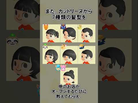 48種類の髪型を全部知りたい@ほのげ #あつ森