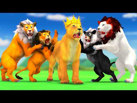 Top 5 Lion Tiger Amazing Hindi Moral Stories Collection Sher Bagh Ki Kahani - Hindi New Fairy Tales