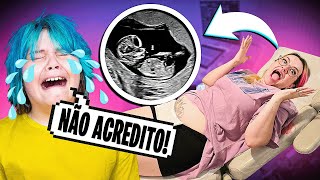 MINHA REAÇÃO ao ver MEU IRMÃO (ã) PELA PRIMEIRA VEZ 😭 Fui no PRIMEIRO ULTRASSOM