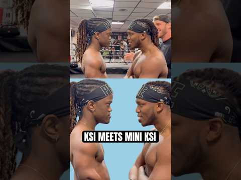 The MOMENT KSI meets MINI KSI 😳