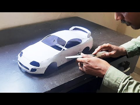 how to make Toyota supra mk4 from pvc #supramk4