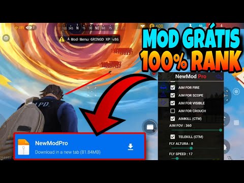 NOVO MOD ENTRANDO RANQUEADA - COMO BAIXAR E INSTALAR NOVO MOD MENU 100% RANQUEADA
