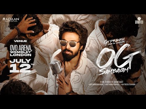 OG SAMBAVAM |GV Prakash | LIVE IN CONCERT LONDON | RADAAN | PALM PRODUCTION