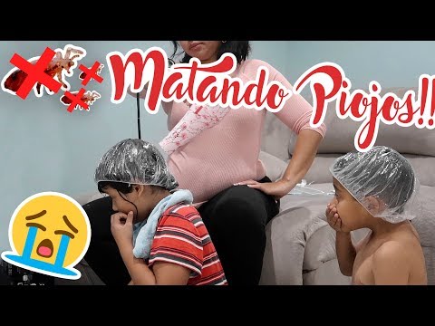 ELIMINANDO los PIOJOS de la CABEZA de mis HIJOS!! 😰😟
