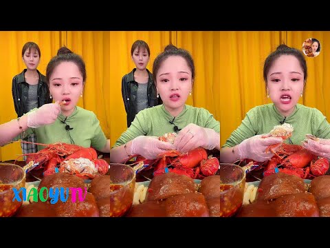 【Xiaoyu Mukbang】XIAOYU EATING SHOW。MUKBANG SATISFYING。Mukbang Chinese。N02。080322。2