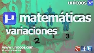 Imagen en miniatura para Combinatoria 05 - Variaciones sin repeticion