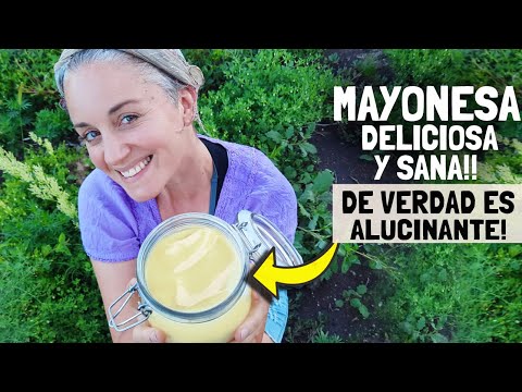 Mayonesa Casera deliciosa SIN HUEVO! Nutritiva y Sana! Apta Dieta 🥕5X5🥕 y Veganos 🥰
