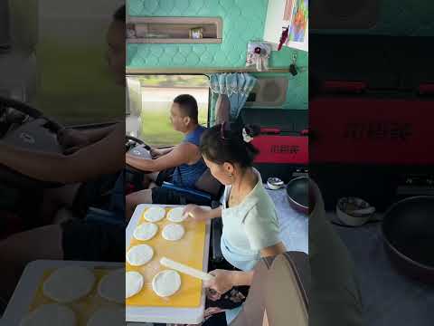 This Couple Cooks and Eats Inside Their Truck #shortvideo