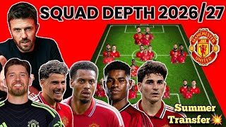 Man United Potential Future Line up with Latest Top Transfer Targets Under CARRICK |Season 2026/2027