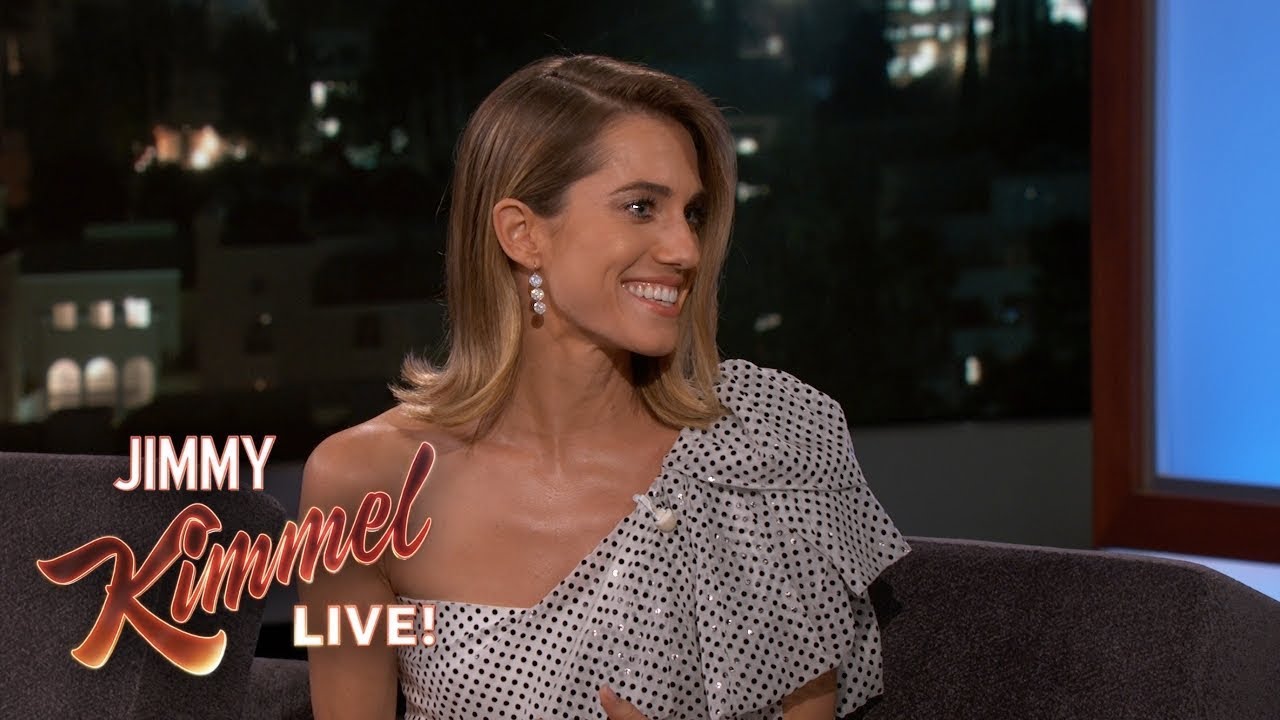 Allison Williams Bit by Dog on Set