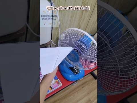 Instructions | How to make a paper airplane that flies forever