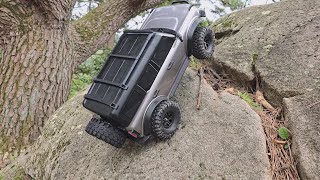 1/10 Scale RC Car WLtoys Liema 104020 Bronco - rock crawling 3 #asmr