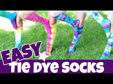 Easy Tie Dye Socks | DIY | Fun Sock Creations