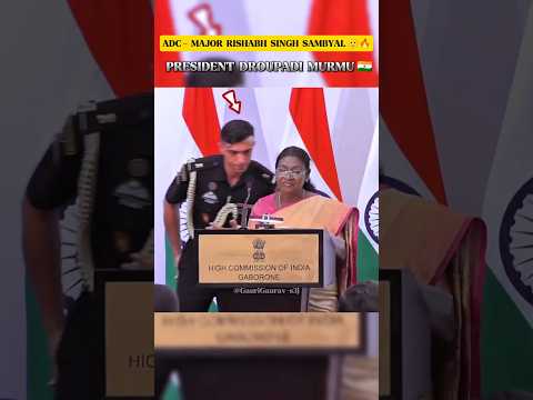 President Droupadi Murmu attends Indian Community Reception in Gaborone, Botswana #shorts#viralvideo