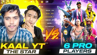 KAAL YT AND  RAISTAR VS WHITE 444 AND THE STAR || KON H AASLI PRO || #freefirelive