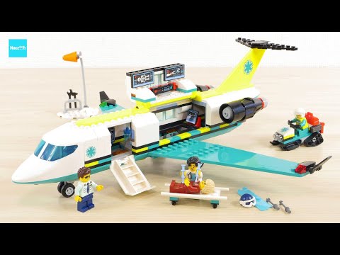 レゴ シティ 救急輸送機 60465 ／ LEGO City Emergency Air Ambulance Airplane Speed build & Review