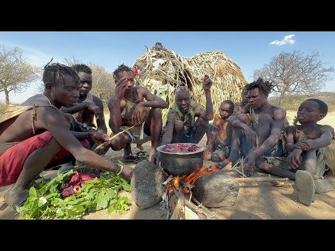 Discover Hadzabe Tribe | Hadza Morning Hunt And Cooking Breakfast in the Wild
