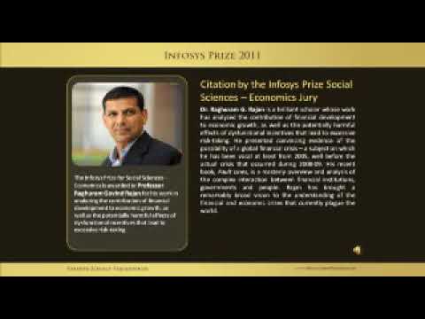 Winner's Announcement - Infosys Prize 2011 Social Sciences - Economics