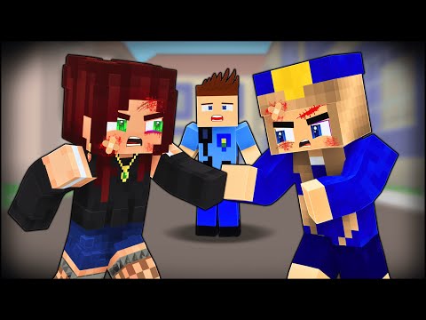 MERVE VE ASLI POLİS KAVGA EDİYOR! 😱 - Minecraft