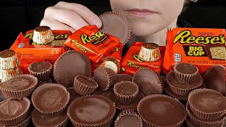 ASMR Reese's Chocolate Peanut Butter Cups Candy Dessert Mukbang 먹방 | VNM ASMR