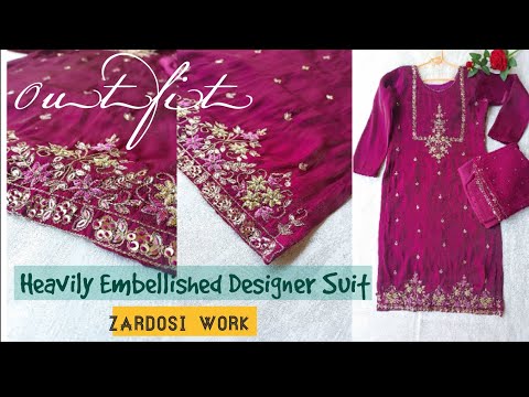 Latest Wedding wear Designer suit ❤️ || Beautiful EID Outfit 😍 #handmadeoutfits #diy #designerwear