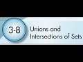 Unions and Intersections of Sets