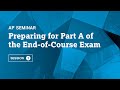 AP Seminar Exam Part A Strategies