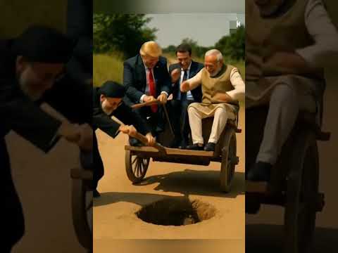 Khamenei Pushes World Leaders into Trouble! ๐ #FunnyPolitics #DonkeyCartFail#aihumor