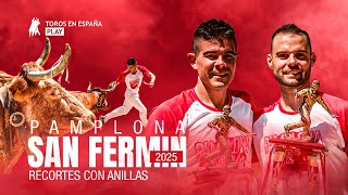 San Fermín 2025 Presentación recortadores de anillas | Toros en España Play