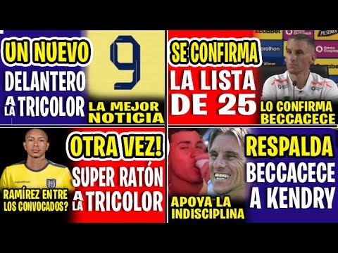 YA NO SON 30, BECCACECE CONFIRMA LA LISTA DE 25 CONVOCADOS PARA LA TRICOLOR | SUPER RATÓN REGRESA?