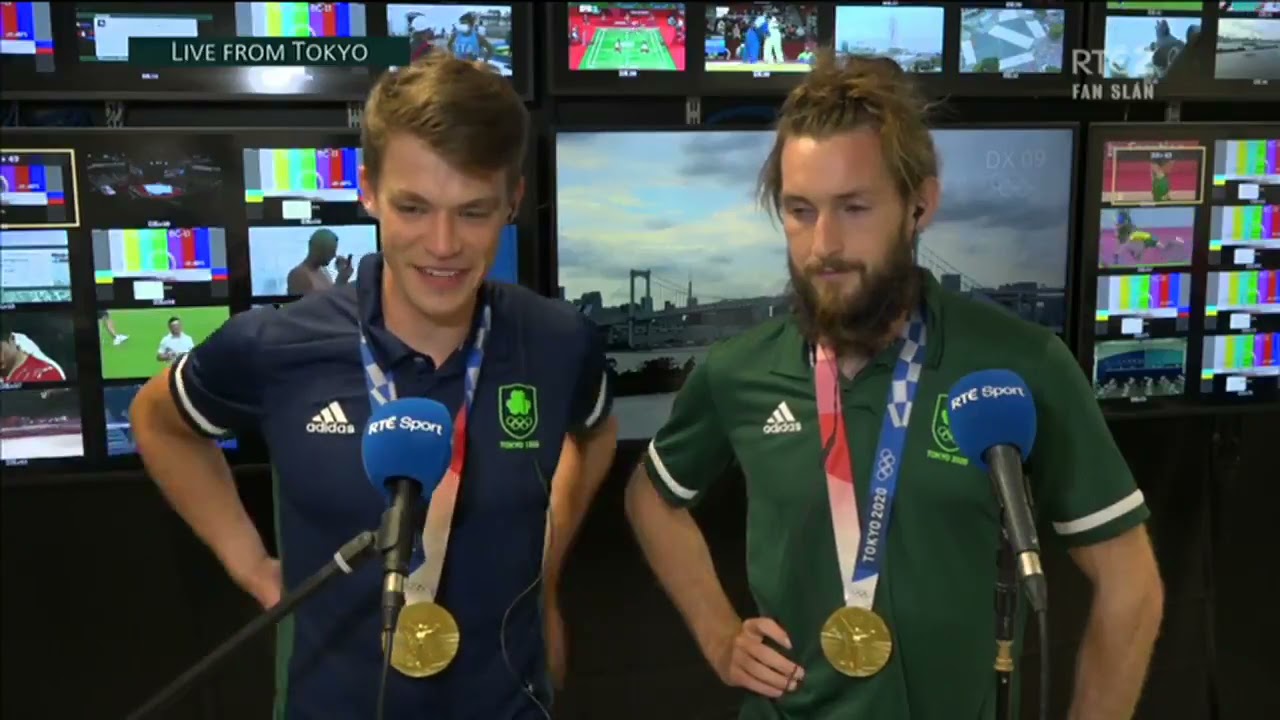 Tokyo 2020: Fintan McCarthy and Paul O'Donovan on their Gold Medal Win