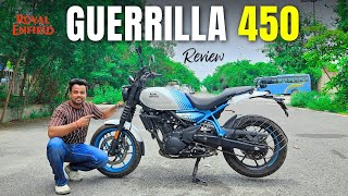 Royal Enfield Guerrilla 450 Review🔥 Is It Better than Triumph Speed and Duke 390 ✅Guerrilla 450 Bike
