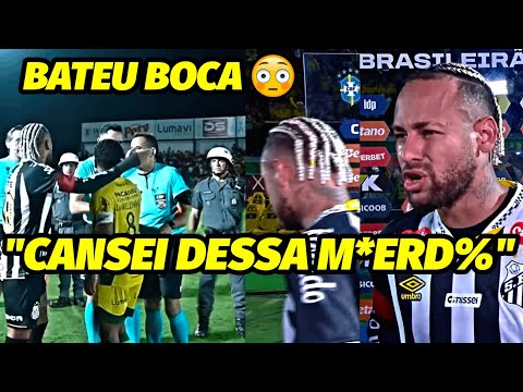 "PUT% QUE PAR!U, VAI PERGUNTA ISSO DENOVO?" O BATE B0CA DE NEYMAR COM REPÓRTER NO VEXAME DO SANTOS