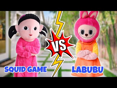 BADUT SQUID GAME VS BADUT LABUBU | KALIAN PILIH SIAPA? CHIKAKU CHANNEL