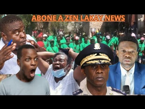 Anmweyy Babekiyou anvayi Palè Nasyonal, Lapolis dedouble Haiti pran dife jodia