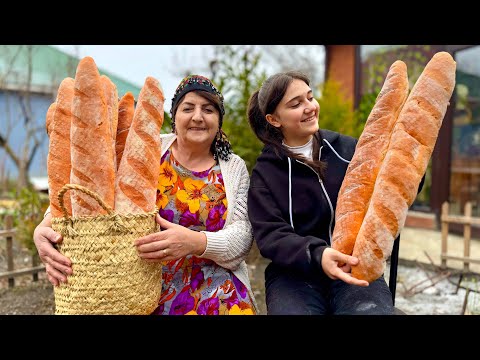 Grandma's Homemade French Baguettes Recipe: I Don't Buy Bread Anymore!